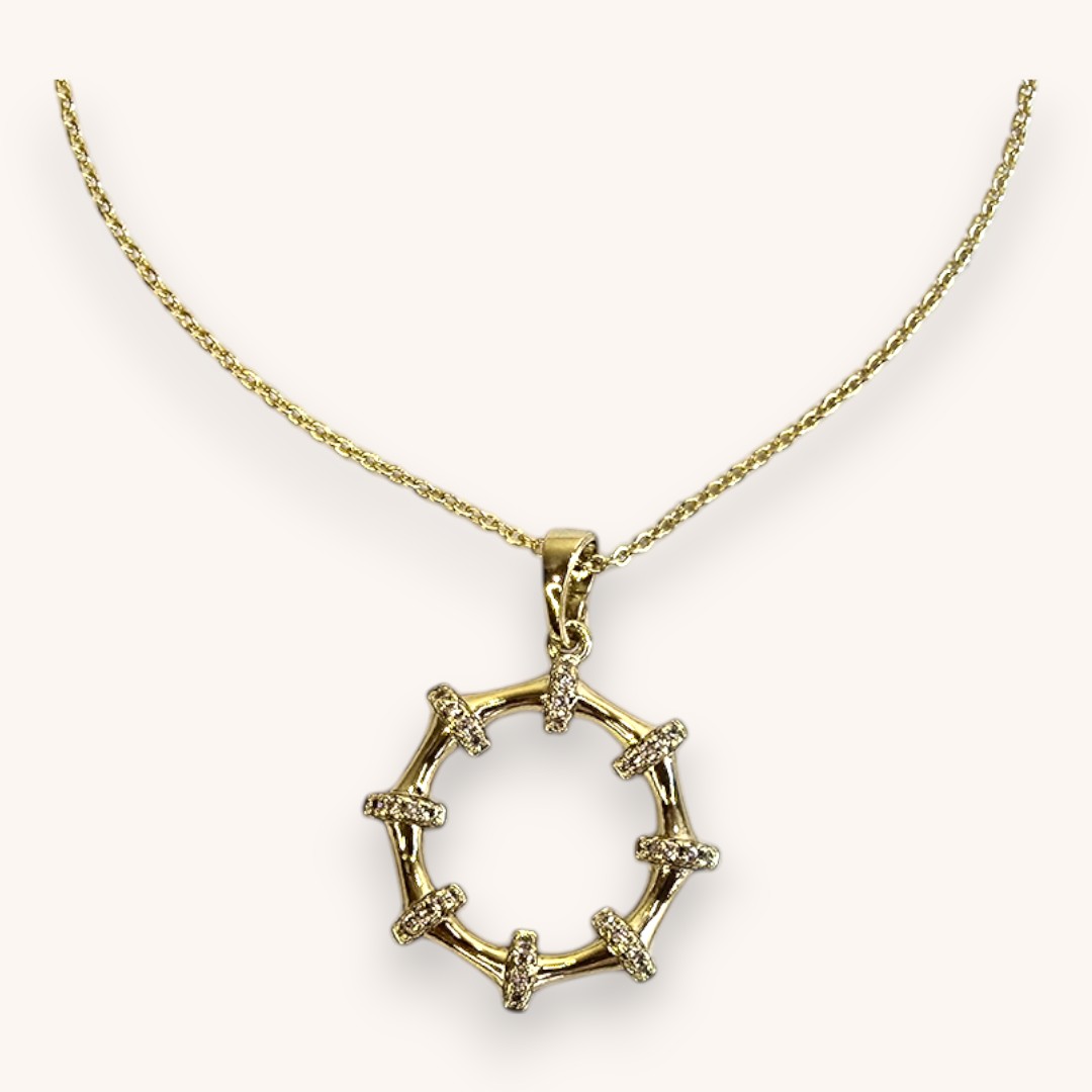 Collier Anneaux Étoilés