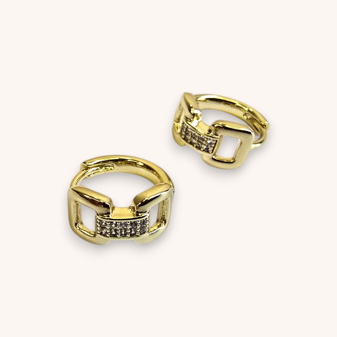 Boucle d'oreille Chaîne Éternelle