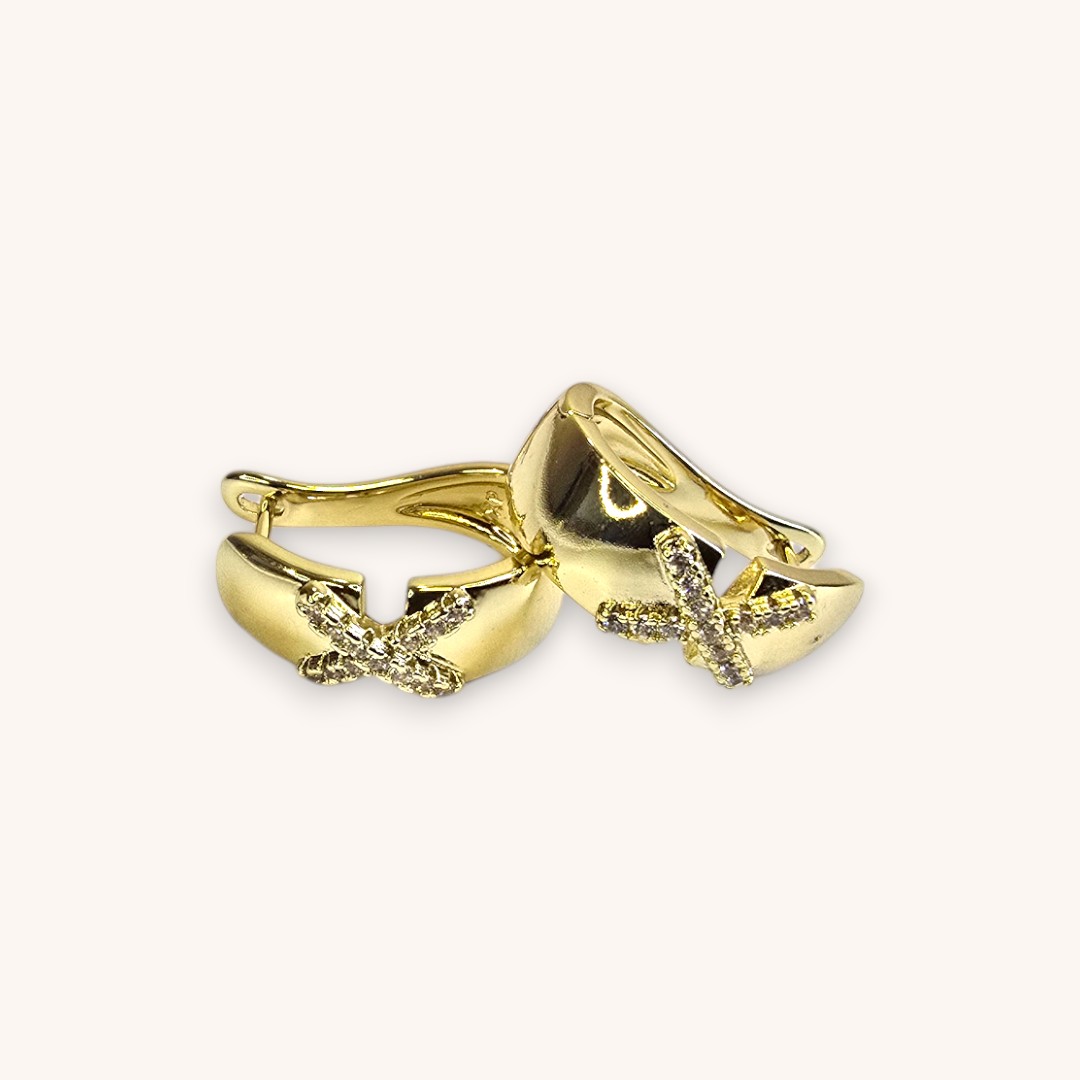 Boucle d'oreille Eclat croisé